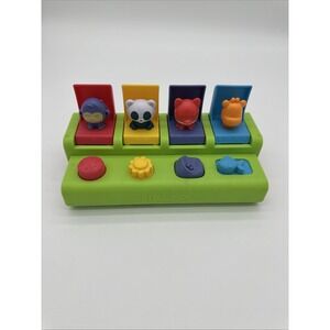 Playskool Poppin Pals Pop Up Activity Toy Toddler Animals Numbers Multicolor